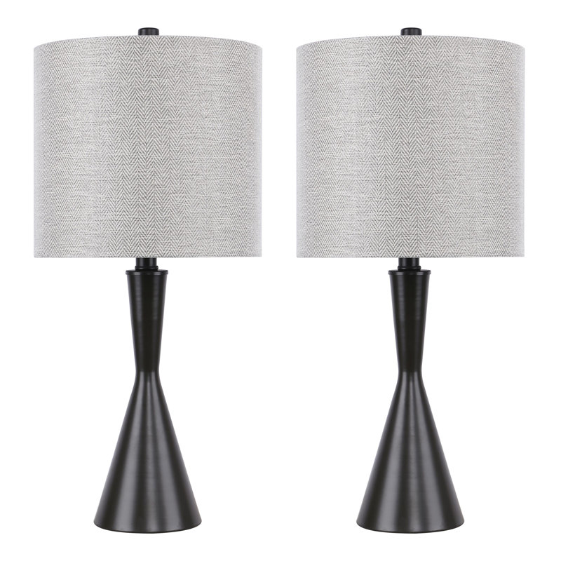 Ogilvie Metal Table Lamp, Oil Bronze, Natural