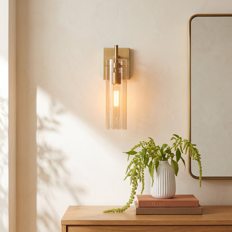 Gilbert Stainless Steel Plug-in Armed Sconce