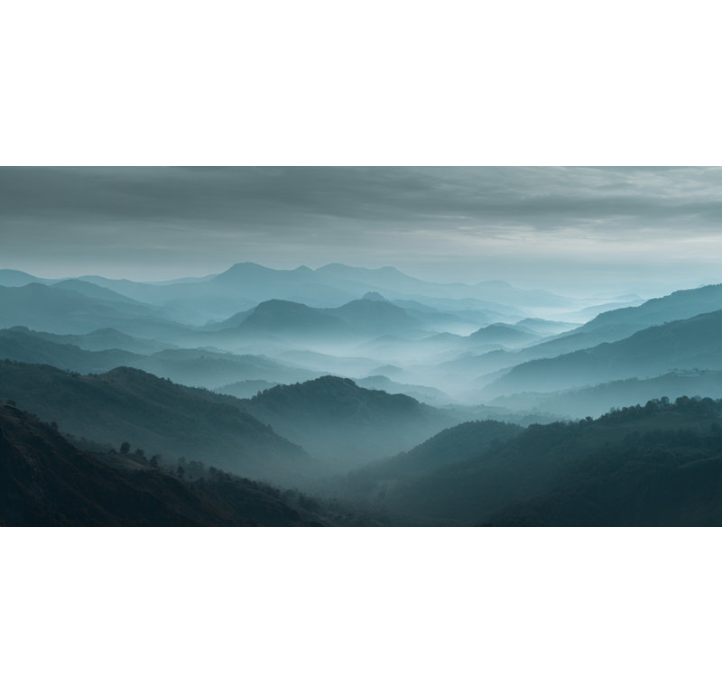"Blue Ridge", art mural sur toile, H 24 po x l 48 po x P 1,5 po