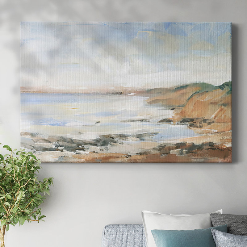 Shoreline Study II-Gallery, toile tendue, H 18 po x l 27 po