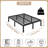 Queen Size Metal Platform Bed Frame, 14" Noise-Free with Underbed Storage-2117721735