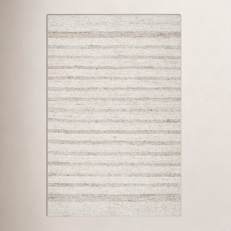 Tapis brun en laine touffeté à la main Alice, Rectangle de 10 pi x 14 pi