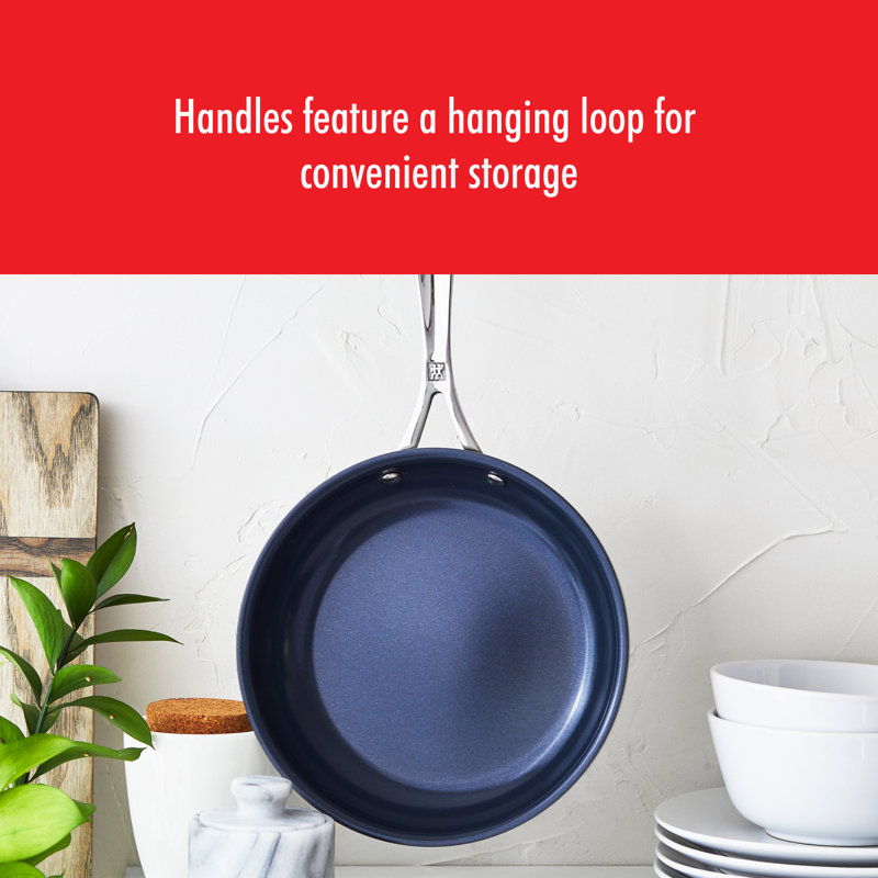 ZWILLING Clad CFX 10-Piece Stainless Steel Ceramic Nonstick Cookware Set
