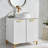 Govia 30" Matte White Free-standing Single Vessel Bathroom Vanity Set