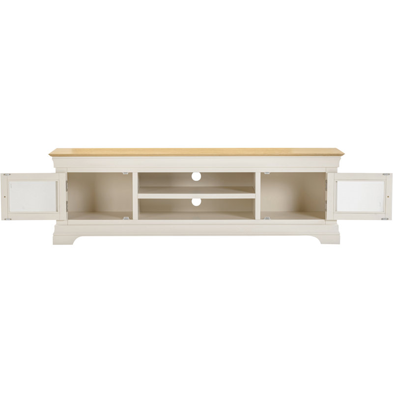 Adaleya TV Stand, 56cm H x 180cm L x 43cm W, Ivory
