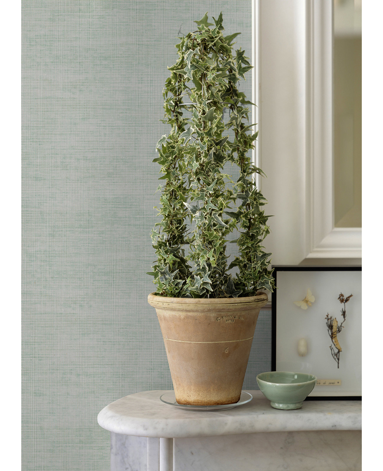 Princeton Modern Striped Wallpaper, Green