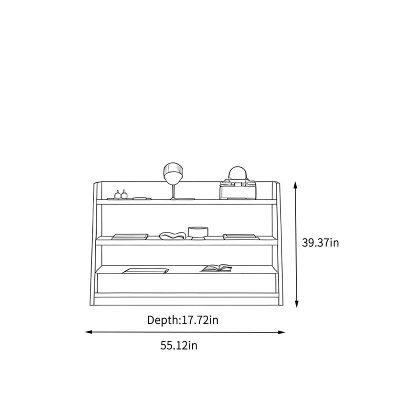 Présentoir pour vêtements, H 39,37 po x l 55,12 po x P 17,72 po