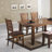 Springhill Leatherette Upholstered Wood Dining Bench Cappuccino