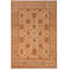 Tapis oriental rectangulaire en laine brun clair 7 pi 10 po x 10 pi 4 po Silke