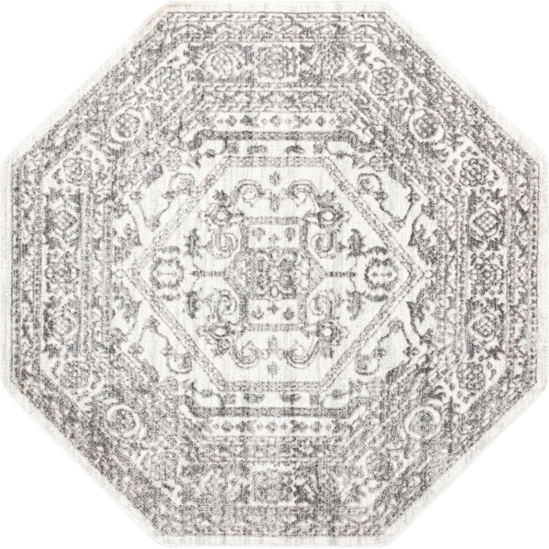 Oriental Indoor Rug, Octagon 5'3"