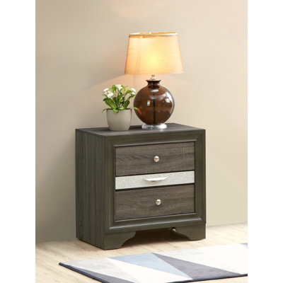 Table de chevet, gris