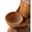 Statue artisanale en bois sculpté Lakshmi