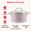 Kitchenaid Color-Finished Stainless Steel 3-Ply Base Cookware Set, 11-Piece, Agave-1126037820
