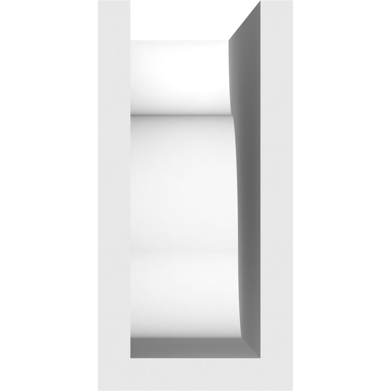 3"W x 6"H x 12"L Standard Carmel Architectural Grade PVC Rafter Tail, 6"H x 3"W x 12"D