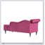 Luxueuse chaise longue en velours avec rangement, conception capitonnée et pieds en bois massif pour une utilisation polyvalente à la maison-1418343287
