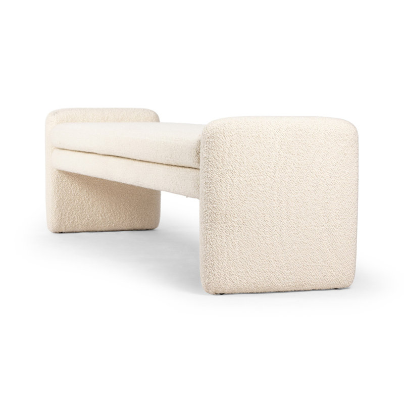 Serena Accent Bench, Ivory