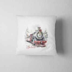 Believe Holiday Pillow Cover