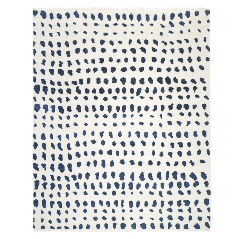 Polka Dots Indoor Rug, Rectangle 8' x 10'