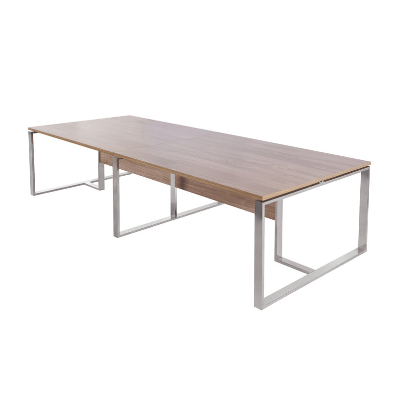 Table de conférence rectangulaire, Orme pâle, H 47,24 po x L 118,11 po x l 29,53 po