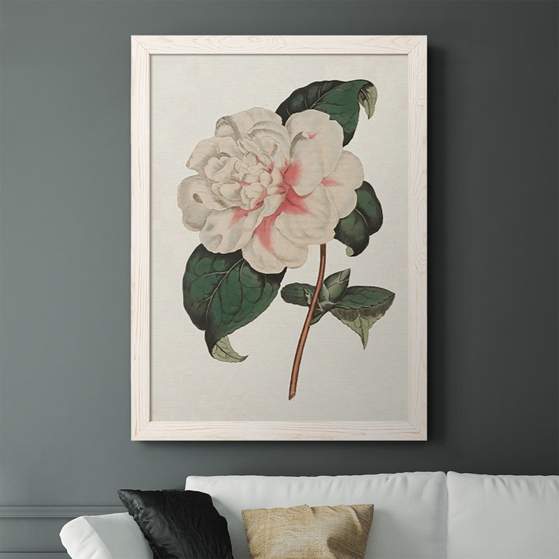 «Pink Floral Mix», reproduction d'art sur toile simple, Blanc, H 37,5 po x l 27,5 po x P 1 po
