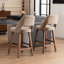 Tabouret de comptoir Mid-Century sans accoudoirs (ensemble de 2)-1352193508