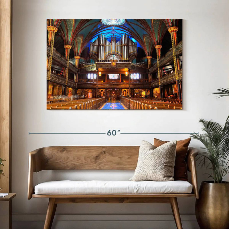 Notre Dame Basilica Pipe Organ, 32" H x 48" W