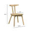 Chaise en bois massif H 32,8 po-121600690
