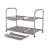 2-Tier Metal Mesh Expandable Under-Sink Organizer