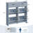 Shoe Cabinet with 4 Flip Drawers & 2 Top Drawers, High-Gloss Hidden Entryway Shoe Storage Organizer-718919492-706500400