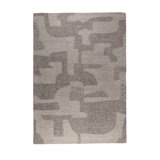 Rug Wool Abstract Area Rug in Gray