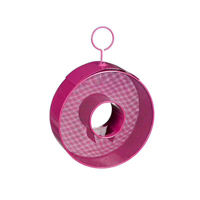Mangeoire décorative pour oiseaux, Rose