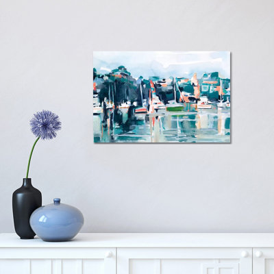 " Watercolor Bay II " by Emma Scarvey Painting Print