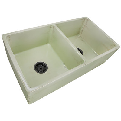 Vineyard 33'' L Double Basin Kitchen Sink