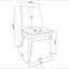 Chaise d'appoint rembourrée beige Rupert (ensemble de 2)