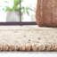Tapis gris / beige en coton / jute tissé à la main Kevin-60926735