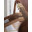 Solid Wood and Brass Clothes Hanger-102830718