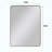 Black Rectangular Metal Framed Wall Mirror