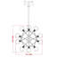 Lustre industriel en polyèdre en forme d'étoile de 24 pouces à 12 lumières McLemorre McLemorre