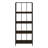 Bookshelf, Bookcase, Etagere, 4 Tier, 62"H, Office, Bedroom, Laminate, Metal, Contemporary, Modern