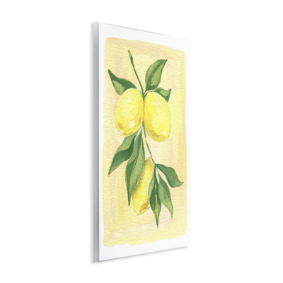 Hanging Lemons Country Charm Wall Plaque, design by Hannah Moren