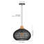 Suspension vintage rétro en rotin pour salle à manger-137525128