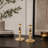  Holiday Accents Brass 6" Candlesticks – Set of 2-1938949057
