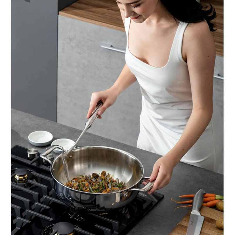 Stainless steel kitchen utensil set