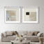 Soft Roughness Set Shadowbox Abstract Print by Oliver Gal, Black Frame, 12 x 12-1110012890-1110012900