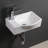 Elanti 11.125'' White Ceramic Rectangular Bathroom Sink