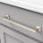 Studio Collection Handle Pull - 8-13/16" Center to Center Cabinet Pull Satin Nickel - Transitional Hardware for Drawers & Cabinets-11295905-112308080