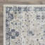 Tapis oriental bleu / crème en polypropylène tissé à la machine Aldoris-1874172518