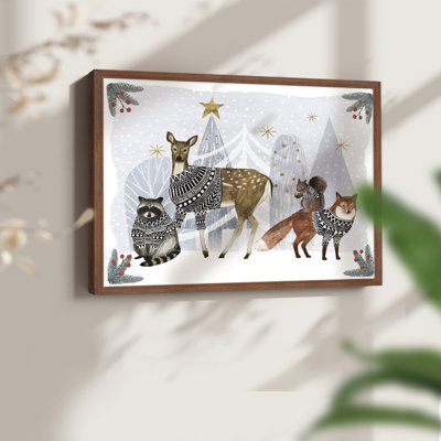 Cozy Christmas Collection A - Reproduction encadrée - Restickable