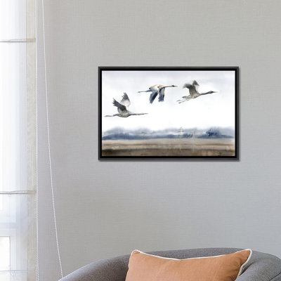 Flight Of The Cranes - Wall Art Print - Framed Canvas
