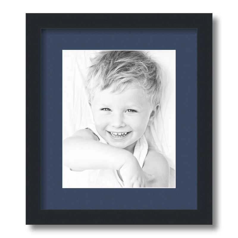Cadre pour photo simple 8,5 po x 11 po, Bleu minuit